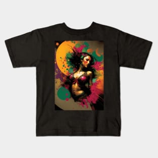 Salsa Spirit: Color Explosion 2 Kids T-Shirt